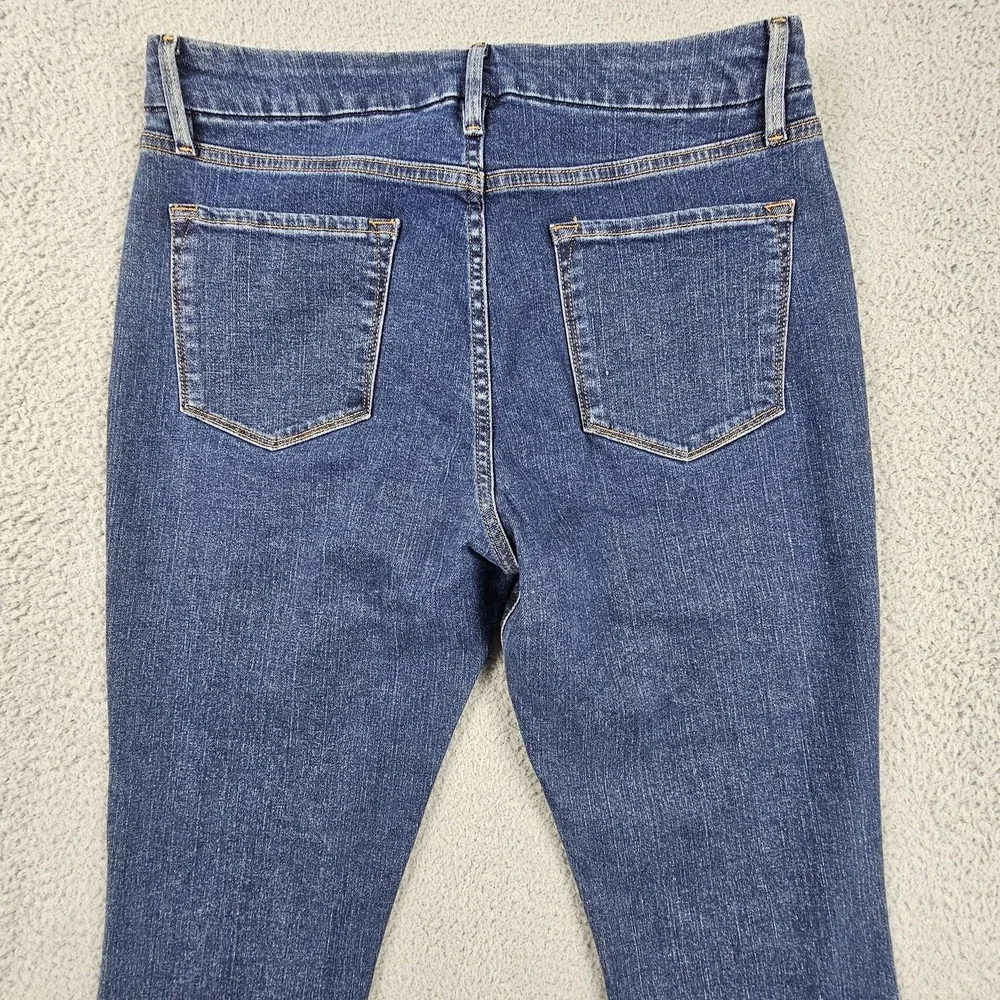 Frame Le Mini Boot Jeans Women 31 Blue Somerland Dark Wash Stretch LMB458 - Picture 4 of 9